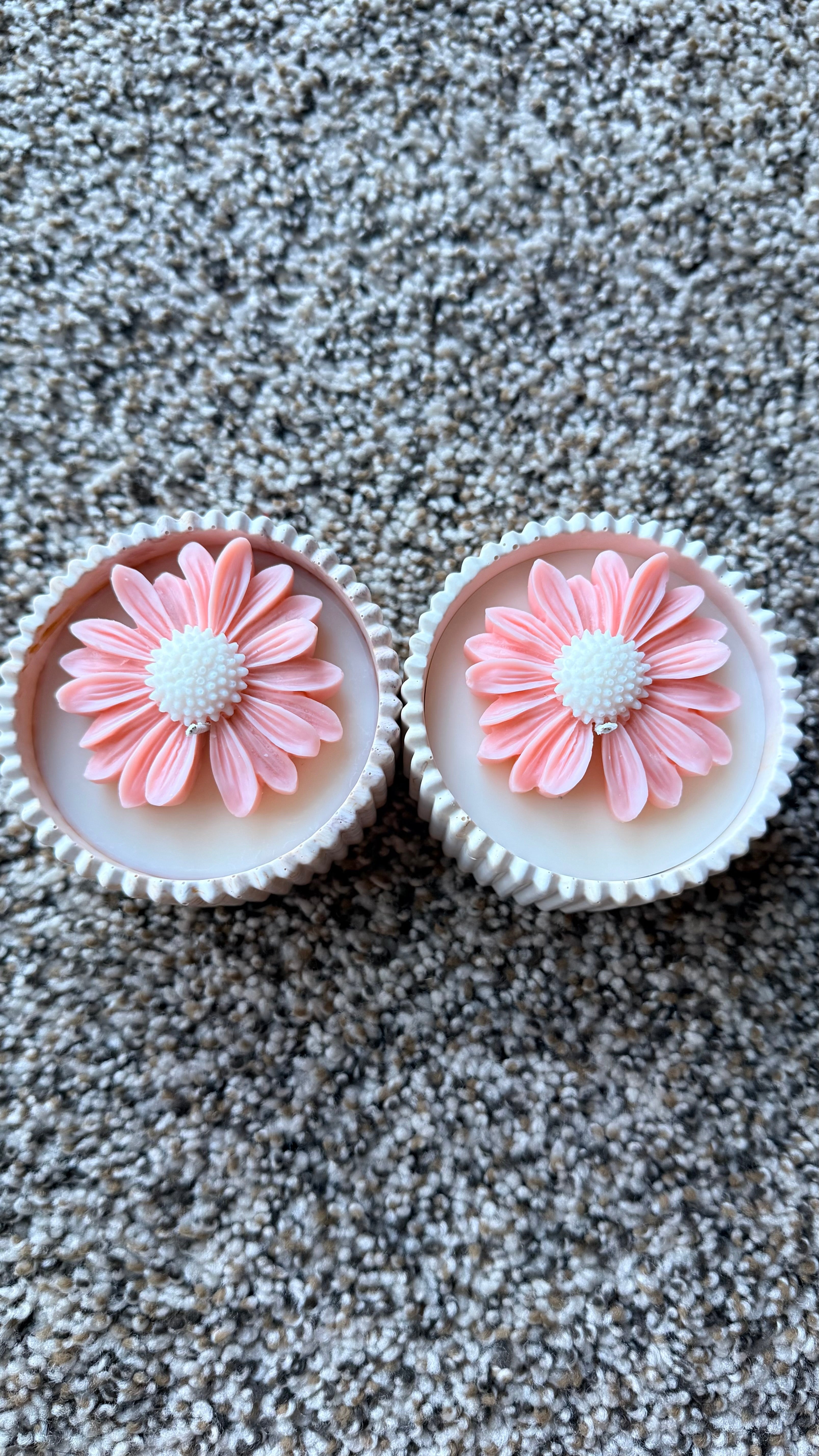 Baby Pink Mini Bloom Candle