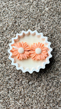 Orange Ripple Wick Candle
