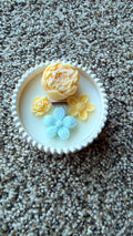 Sunshine/Baby Blue Mini Bloom Candle- Wick