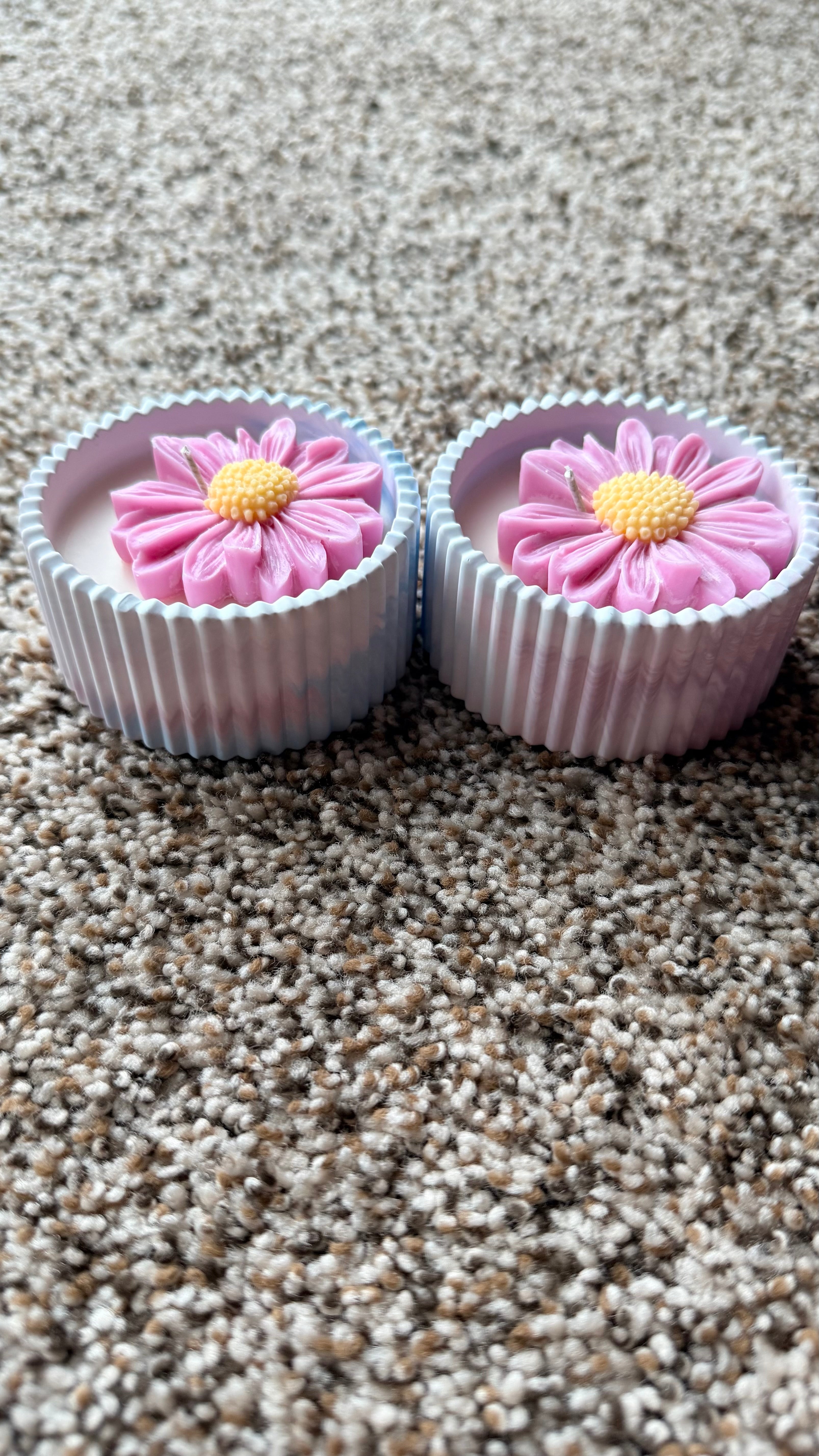 Pretty in Pink Bloom Candle