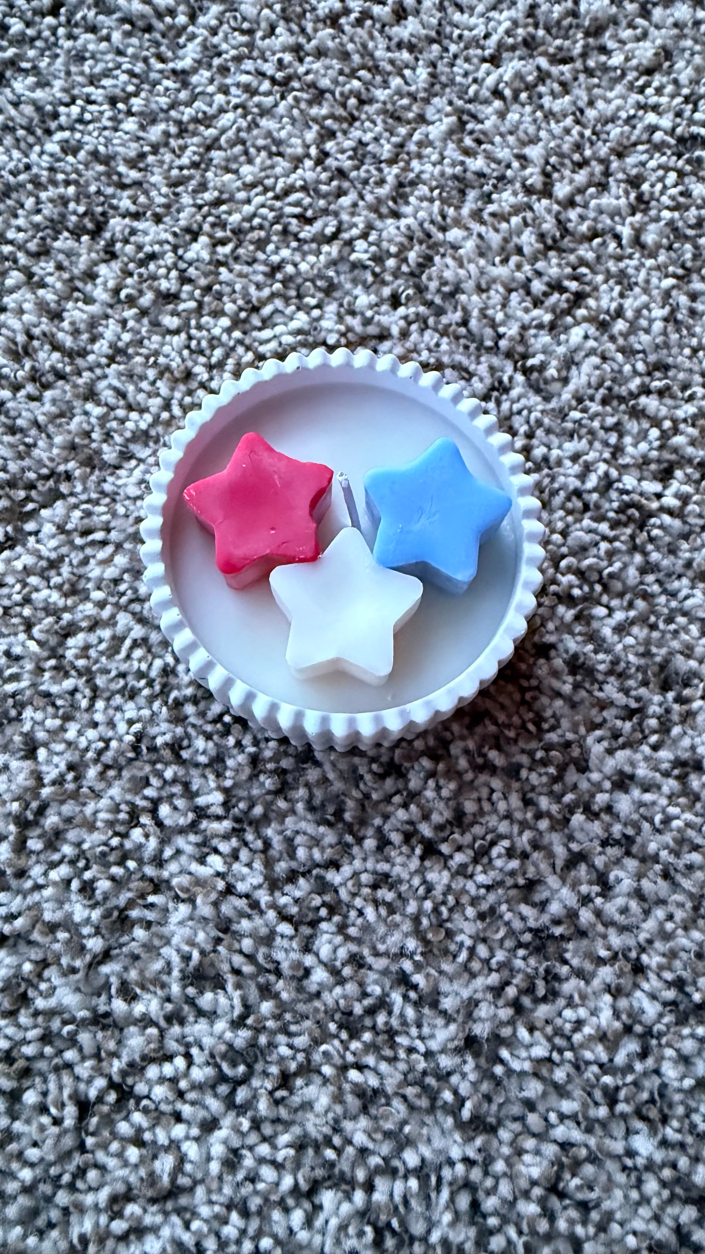 Dragon Fruit Patriotic Candle