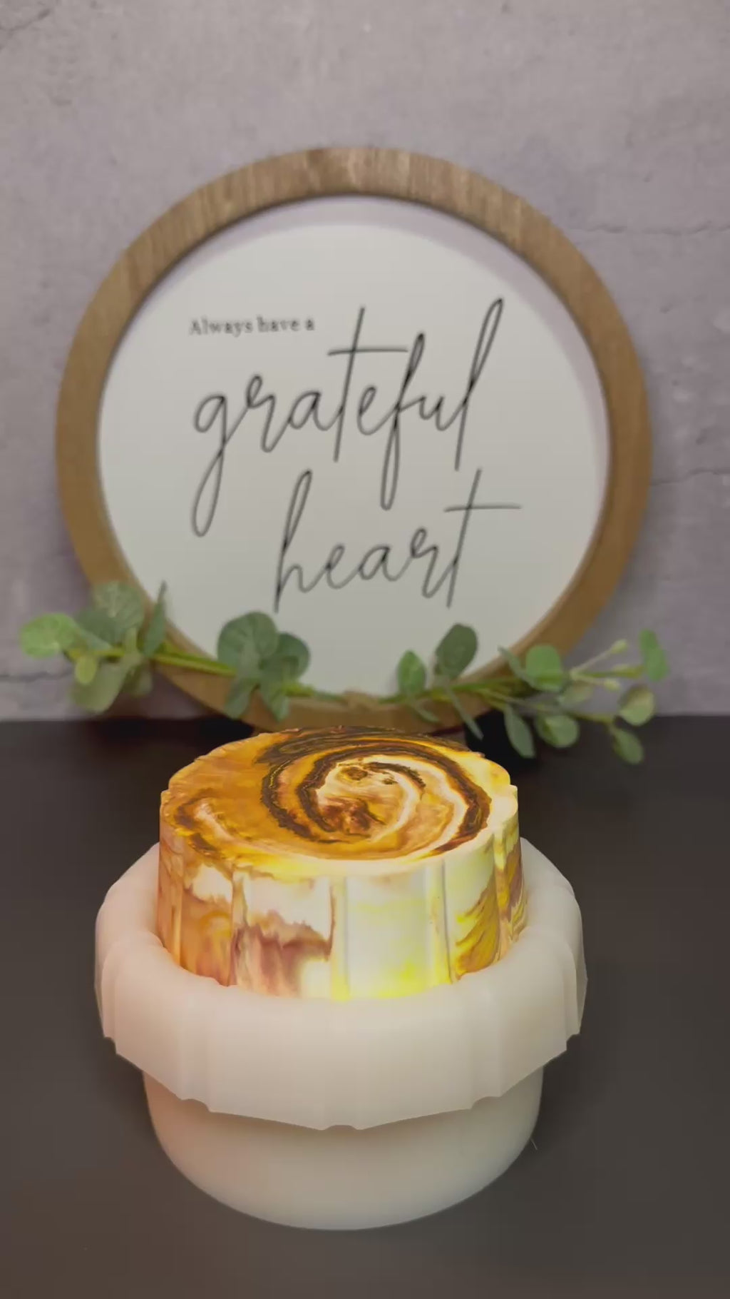 Vintage Bloom Sunflower: Soy Candle